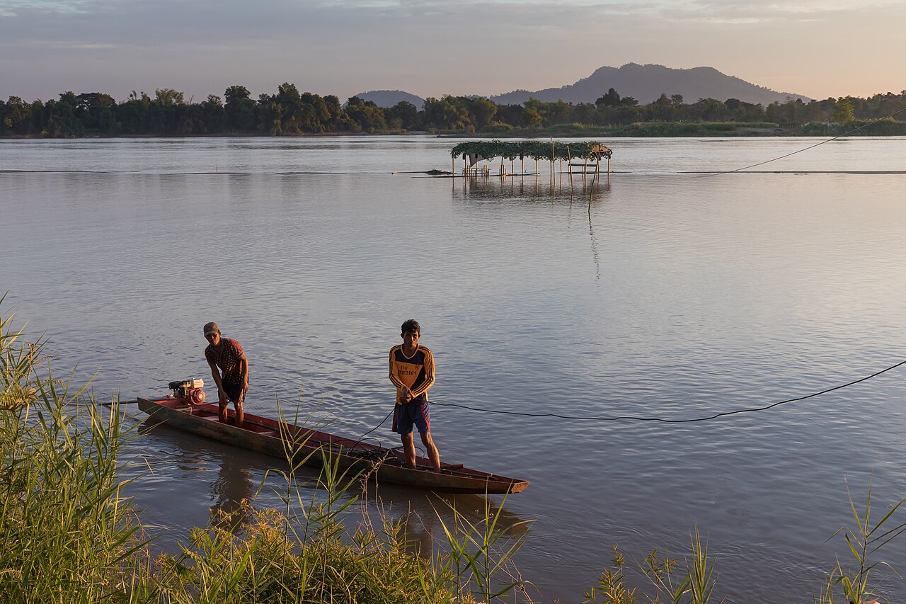 4000 îles Laos paysage