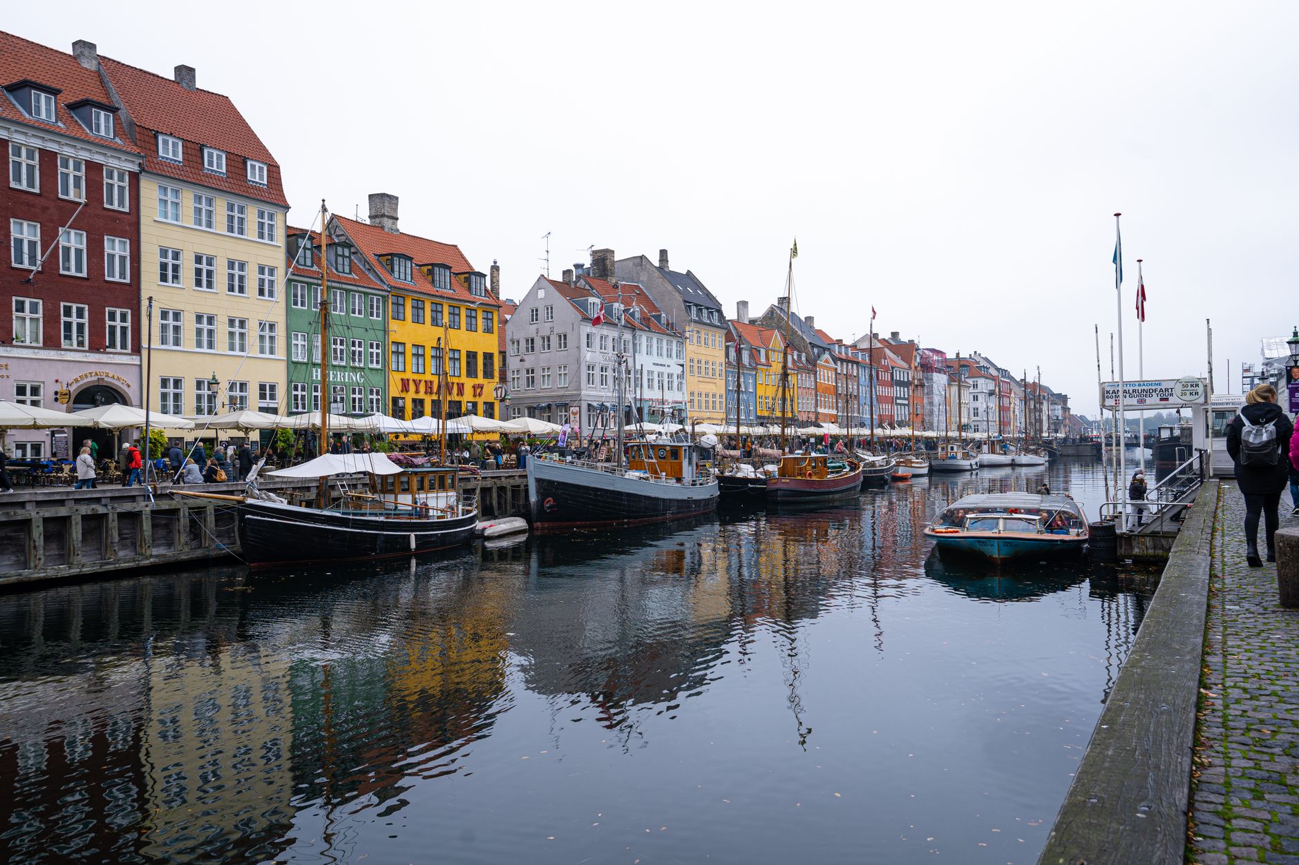 Copenhague canal coloré