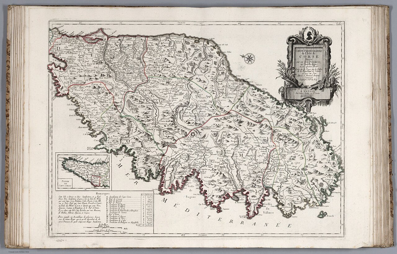 carte Corse relief